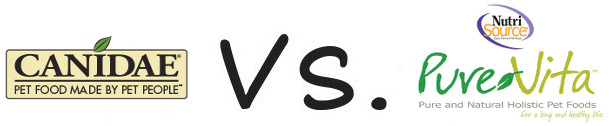Canidae vs Pure Vita