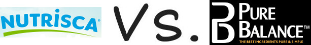 Nutrisca vs Pure Balance