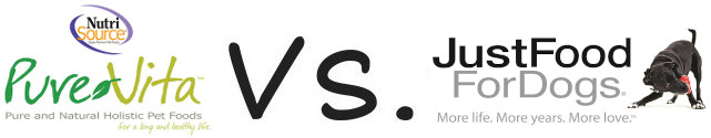 Pure Vita vs JustFoodForDogs
