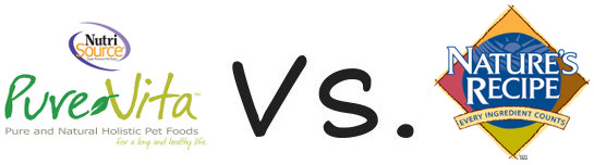 Pure Vita vs Nature's Recipe