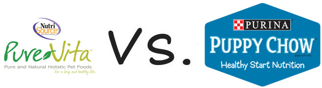 Pure Vita vs Purina Puppy Chow