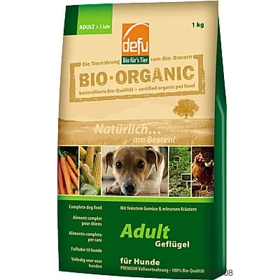 Defu Adult Organic Dog Food - 12.5 kg