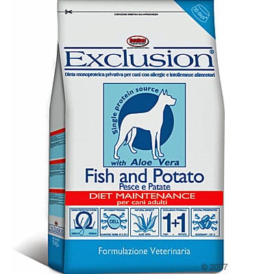 Exclusion Dog Food with Fish and Potato - 4kg