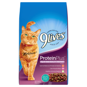 9 Lives Dry Cat Food Protein Plus