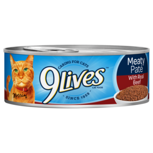 9 Lives Meaty Pate With Real Beef