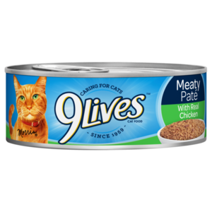 9 Lives Meaty Pate With Real Chicken