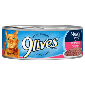 9 Lives Meaty Pate With Real Salmon