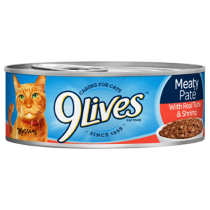 9 Lives Meaty Pate With Real Tuna & Shrimp