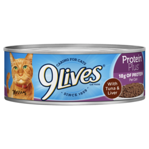 9 Lives Protein Plus With Tuna & Liver