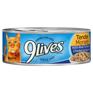 9 Lives Tender Morsels With Real Turkey & Chicken In Sauce