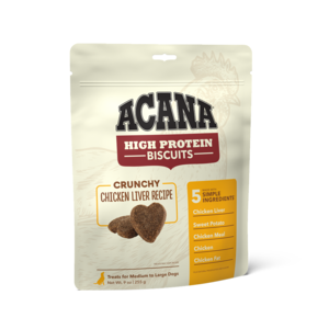 Acana High-Protein Biscuits Crunchy Chicken Liver Recipe
