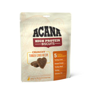 Acana High-Protein Biscuits Crunchy Turkey Liver Recipe