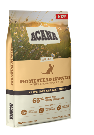 Acana Homestead Harvest With Free-Run Chicken & Turkey For Adult Cats