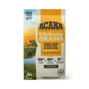 Acana Wholesome Grains Free-Run Poultry & Grains Recipe For Dogs