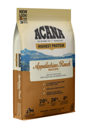 Acana Highest Protein Appalachian Ranch Recipe For Dogs