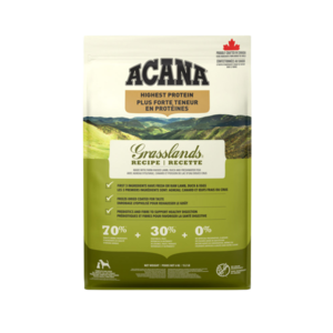 Acana Highest Protein (Canadian) Grasslands Recipe For Dogs