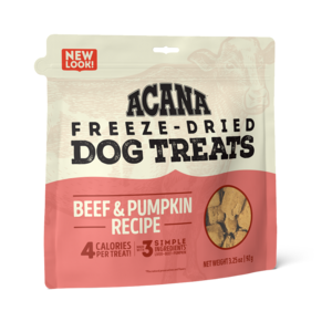 Acana Freeze-Dried Dog Treats Beef & Pumpkin Recipe