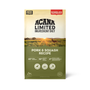 Acana Singles Pork & Squash Recipe (Limited Ingredient Diet)