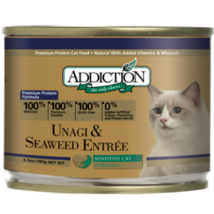 Addiction Canned Cat Food Unagi & Seaweed Entree