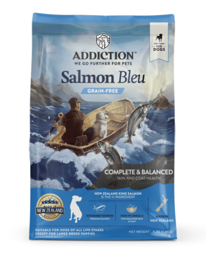 Addiction Dry Dog Food Salmon Bleu Recipe