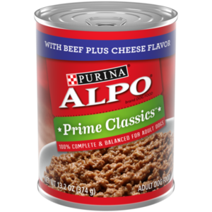 Alpo Prime Classics With Beef Plus Bacon & Cheese Flavors