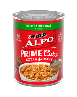 Alpo Prime Cuts Extra Gravy With Lamb & Rice In Gravy