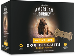 American Journey Active Life Chicken Flavor Dog Biscuits