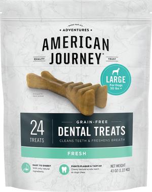 American Journey Dental Treats Fresh Flavor For Large Dogs