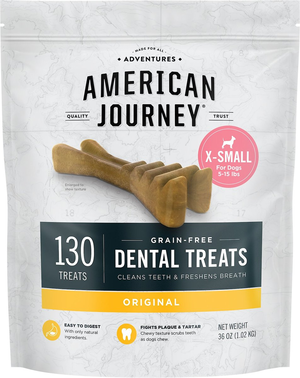 American Journey Dental Treats Original Flavor For Extra Small Dogs
