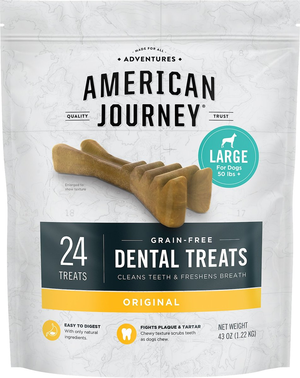 American Journey Dental Treats Original Flavor For Large Dogs