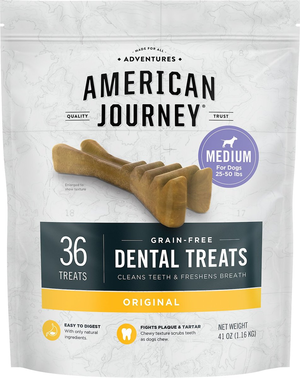 American Journey Dental Treats Original Flavor For Medium Dogs