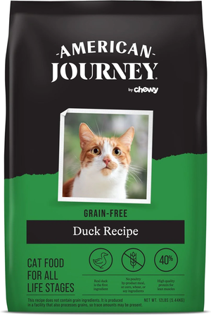 American Journey Grain-Free Dry Cat Food Duck Recipe