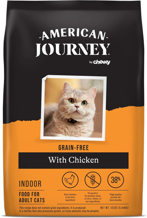 American Journey Grain-Free Dry Cat Food With Chicken For Indoor Adult Cats