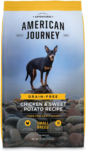 American Journey Grain-Free Dry Food Chicken & Sweet Potato Recipe For Small Breed Adult Dogs