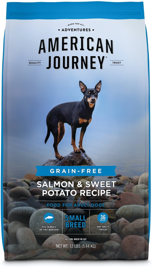 American Journey Grain-Free Dry Food Salmon & Sweet Potato Recipe For Small Breed Adult Dogs