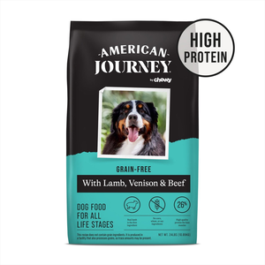 American Journey Grain Free Dry Food With Lamb, Venison & Beef