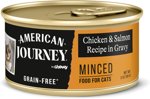 American Journey Grain-Free Minced Chicken & Salmon Recipe In Gravy