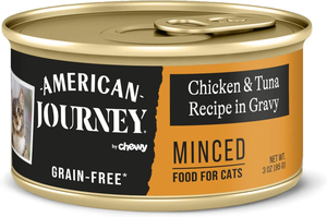 American Journey Grain-Free Minced Chicken & Tuna Recipe In Gravy