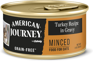 American Journey Grain-Free Minced Turkey Recipe In Gravy