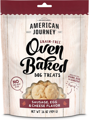 American Journey Grain-Free Oven Baked Sausage, Egg & Cheese Flavor