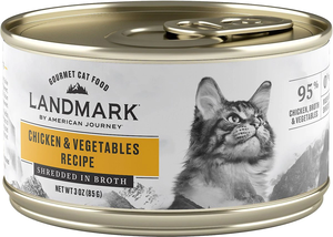 American Journey Landmark Chicken & Vegetables Recipe Shredded In Broth For Cats