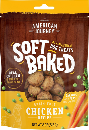 American Journey Soft Baked Dog Treats Grain-Free Chicken Recipe