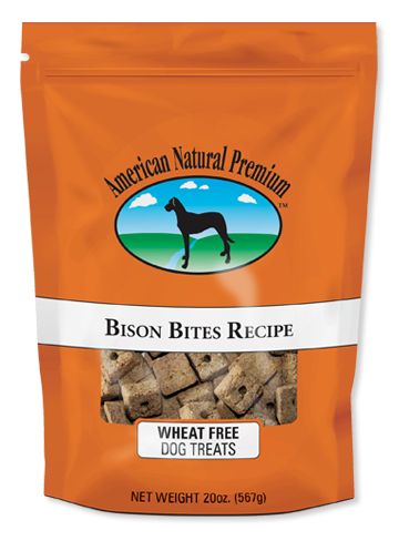 American Natural Premium Dog Treats Bison Bites Recipe