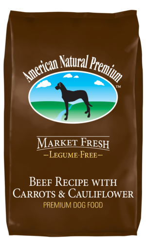 American Natural Premium Market Fresh Beef Recipe With Carrots & Cauliflower For Dogs