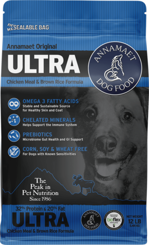 Annamaet Dry Dog Food Original Ultra Chicken Meal & Brown Rice Formula