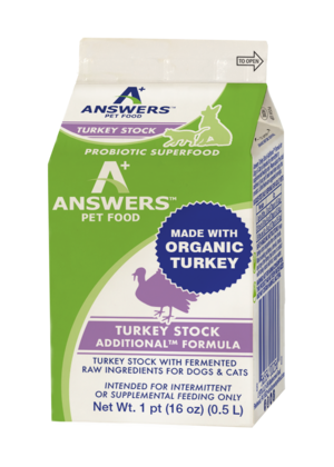 Answers Pet Food Additional Turkey Stock Formula