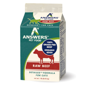 Answers Pet Food Detailed Raw Beef Formula For Cats