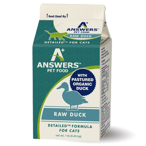 Answers Pet Food Detailed Raw Duck Formula For Cats