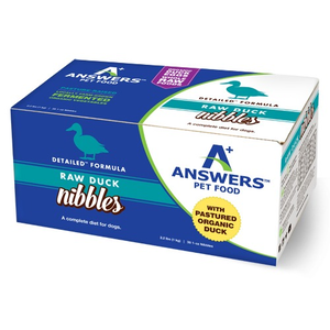 Answers Pet Food Detailed Raw Duck Formula For Dogs