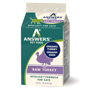 Answers Pet Food Detailed Raw Turkey Formula For Cats